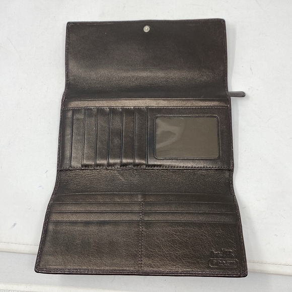 Coach Signature Jaquard Legacy Wallet - Picture 6 of 11